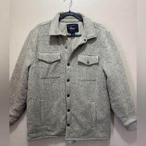 G.H. Bass & Co. Men's Light Gray Shirt Jacket